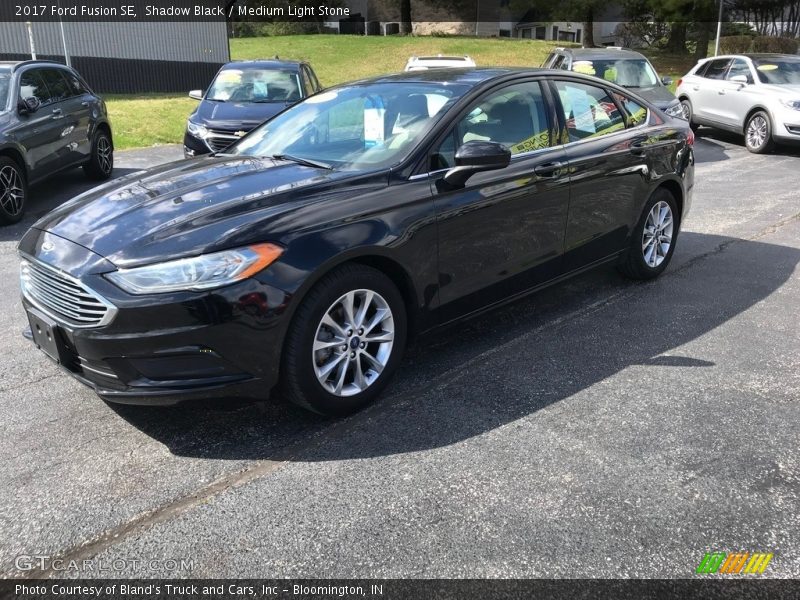Shadow Black / Medium Light Stone 2017 Ford Fusion SE