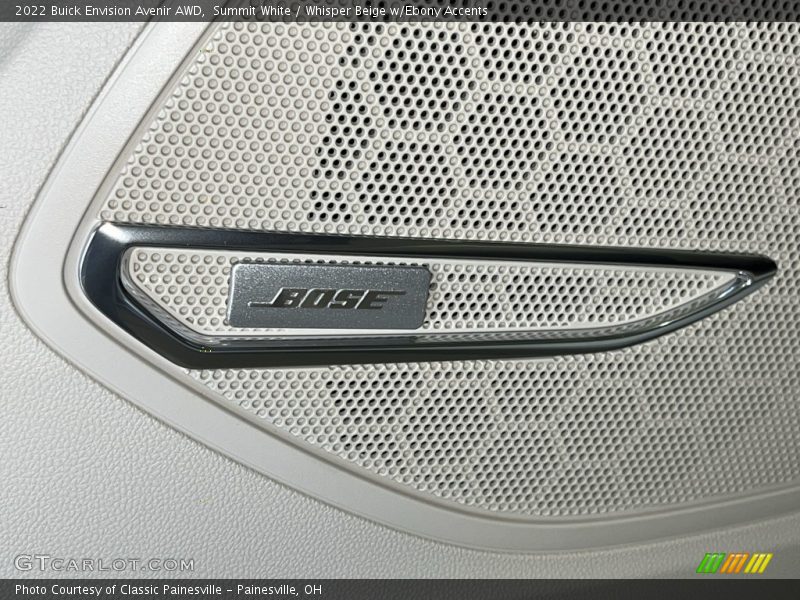 Summit White / Whisper Beige w/Ebony Accents 2022 Buick Envision Avenir AWD
