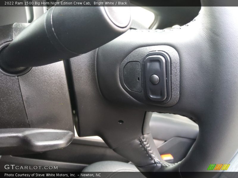 Bright White / Black 2022 Ram 1500 Big Horn Night Edition Crew Cab