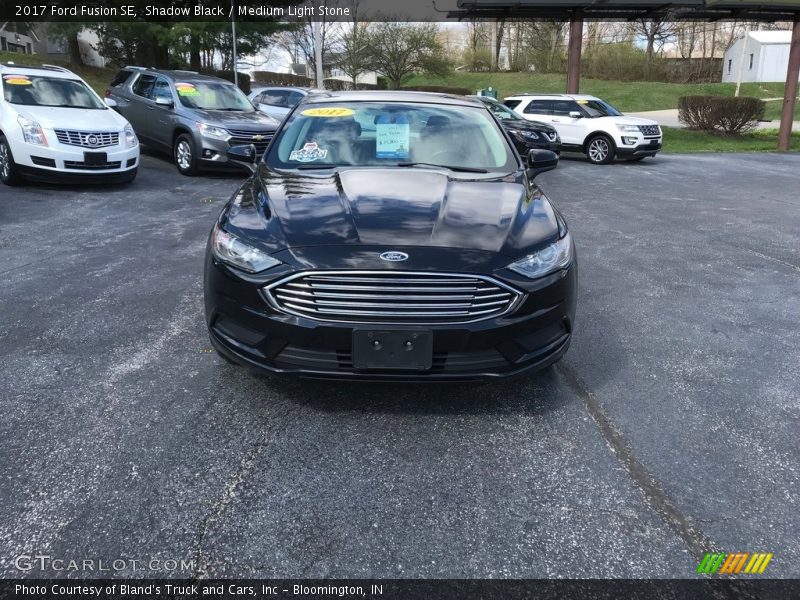 Shadow Black / Medium Light Stone 2017 Ford Fusion SE