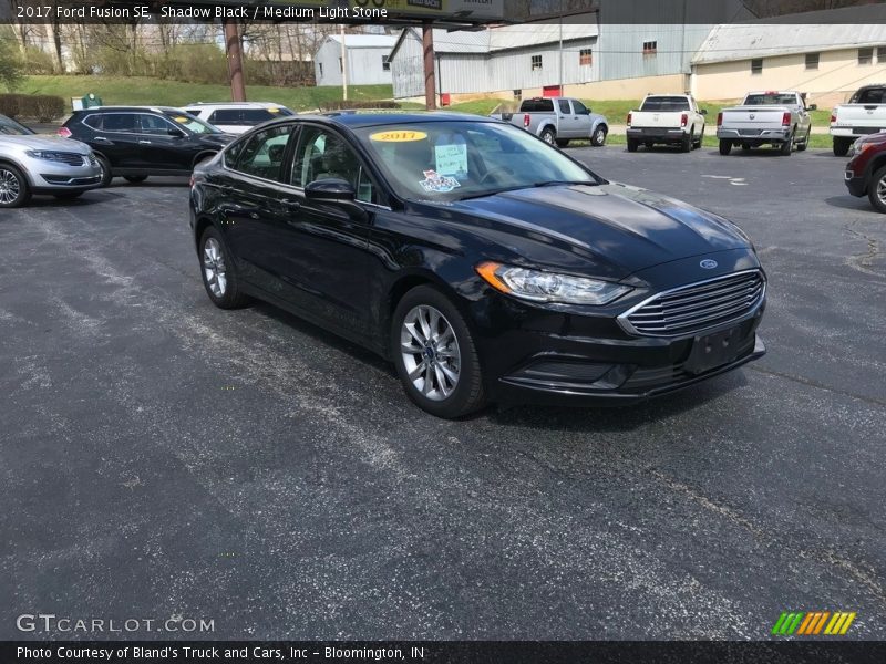 Shadow Black / Medium Light Stone 2017 Ford Fusion SE