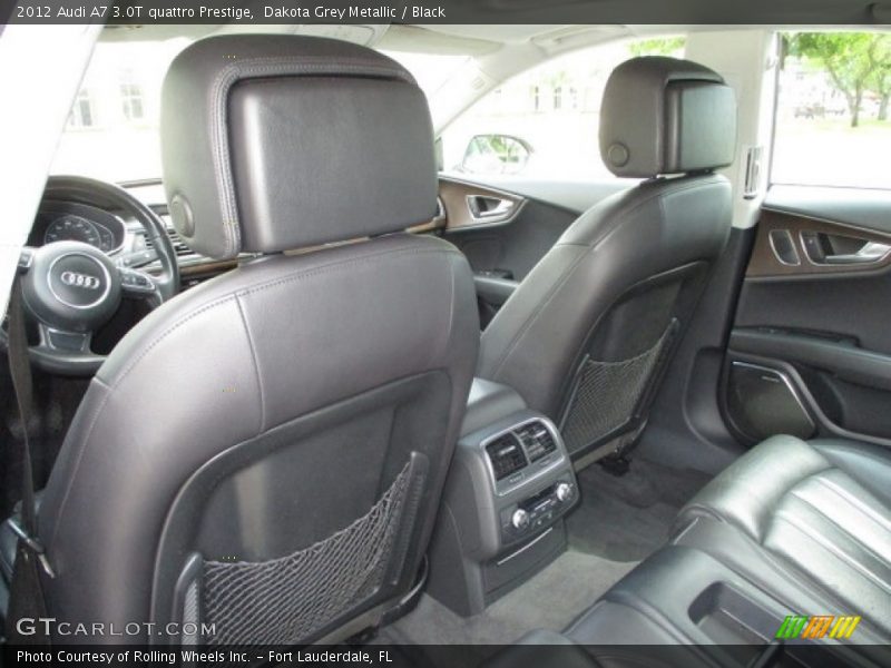 Rear Seat of 2012 A7 3.0T quattro Prestige