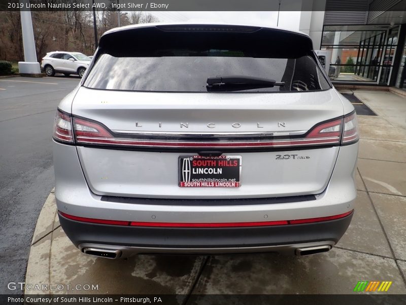 Ingot Silver / Ebony 2019 Lincoln Nautilus Select AWD