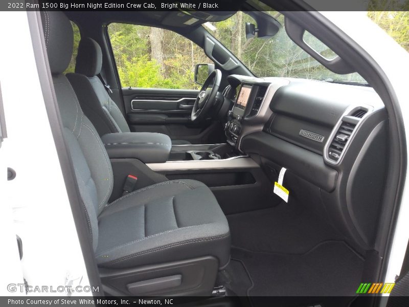 Bright White / Black 2022 Ram 1500 Big Horn Night Edition Crew Cab