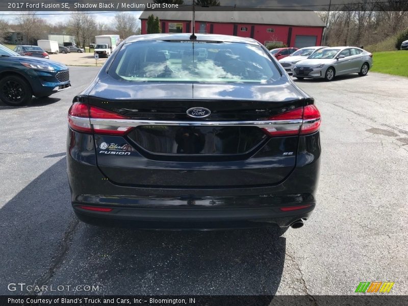 Shadow Black / Medium Light Stone 2017 Ford Fusion SE