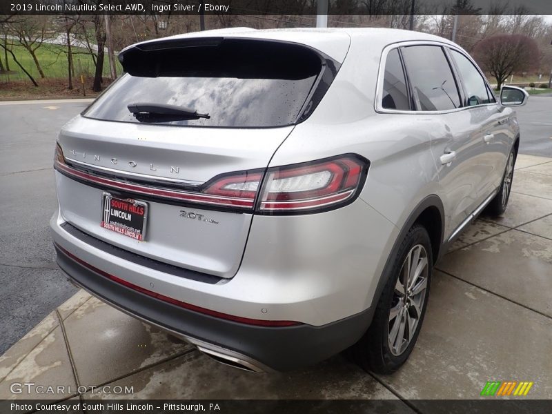 Ingot Silver / Ebony 2019 Lincoln Nautilus Select AWD