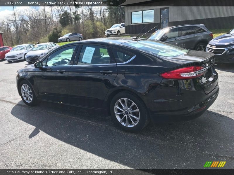 Shadow Black / Medium Light Stone 2017 Ford Fusion SE