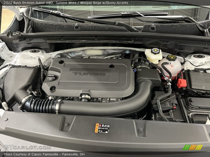  2022 Envision Avenir AWD Engine - 2.0 Liter Turbocharged DOHC 16-Valve VVT 4 Cylinder