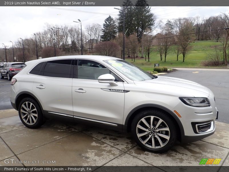 Ingot Silver / Ebony 2019 Lincoln Nautilus Select AWD