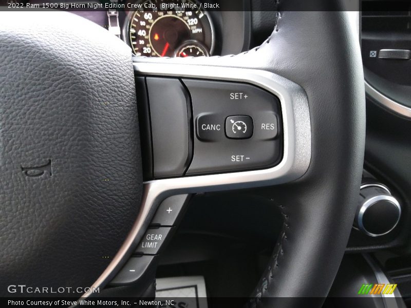 Bright White / Black 2022 Ram 1500 Big Horn Night Edition Crew Cab