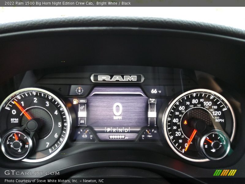 Bright White / Black 2022 Ram 1500 Big Horn Night Edition Crew Cab