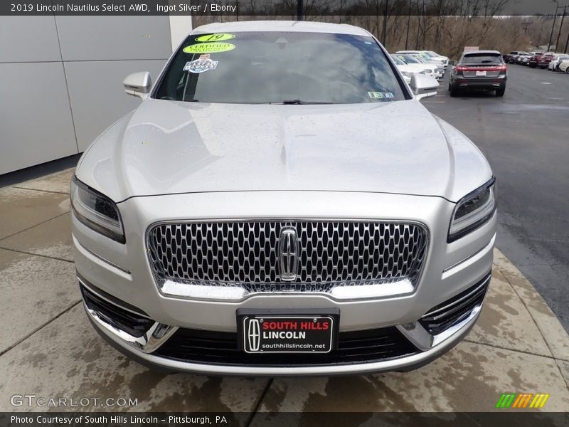 Ingot Silver / Ebony 2019 Lincoln Nautilus Select AWD