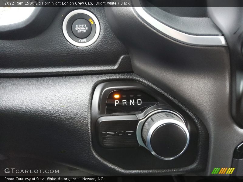 Bright White / Black 2022 Ram 1500 Big Horn Night Edition Crew Cab