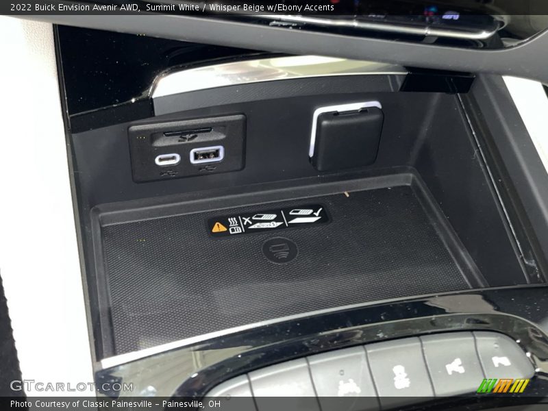 Summit White / Whisper Beige w/Ebony Accents 2022 Buick Envision Avenir AWD