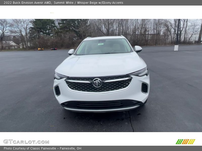 Summit White / Whisper Beige w/Ebony Accents 2022 Buick Envision Avenir AWD