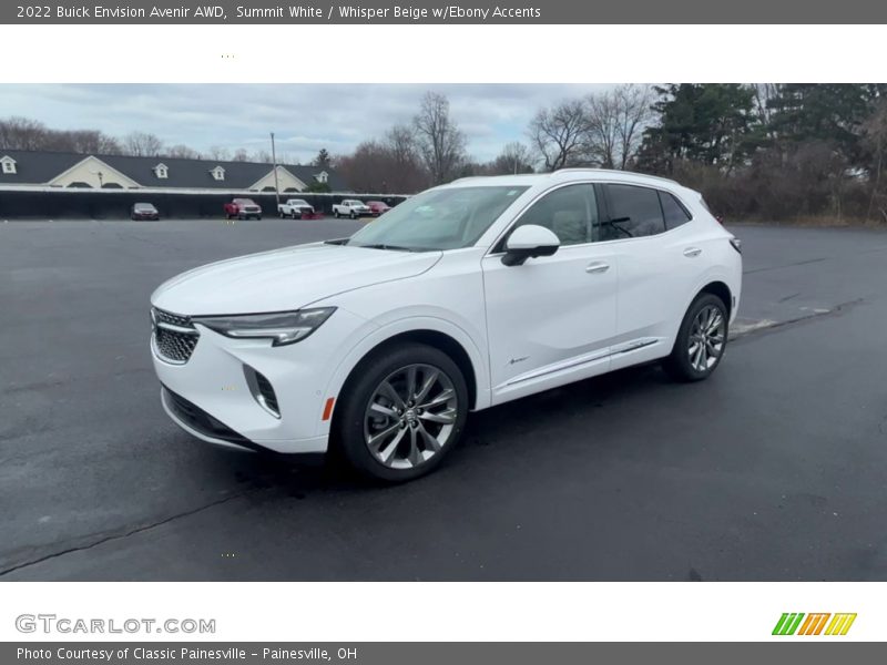 Summit White / Whisper Beige w/Ebony Accents 2022 Buick Envision Avenir AWD
