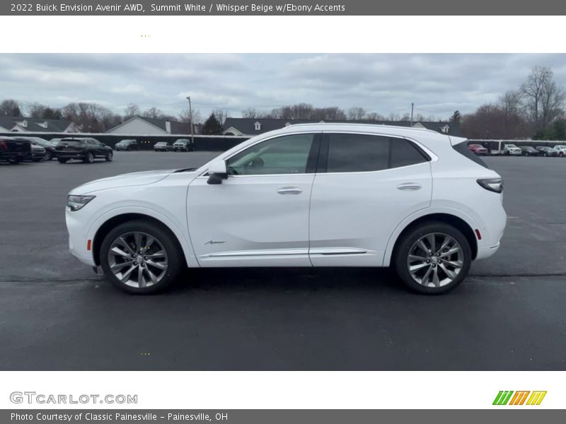 Summit White / Whisper Beige w/Ebony Accents 2022 Buick Envision Avenir AWD