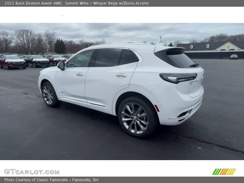 Summit White / Whisper Beige w/Ebony Accents 2022 Buick Envision Avenir AWD