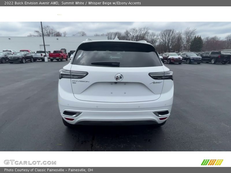 Summit White / Whisper Beige w/Ebony Accents 2022 Buick Envision Avenir AWD