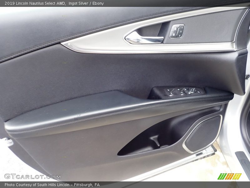 Ingot Silver / Ebony 2019 Lincoln Nautilus Select AWD