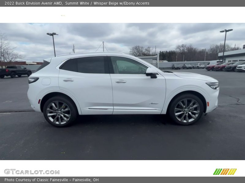 Summit White / Whisper Beige w/Ebony Accents 2022 Buick Envision Avenir AWD