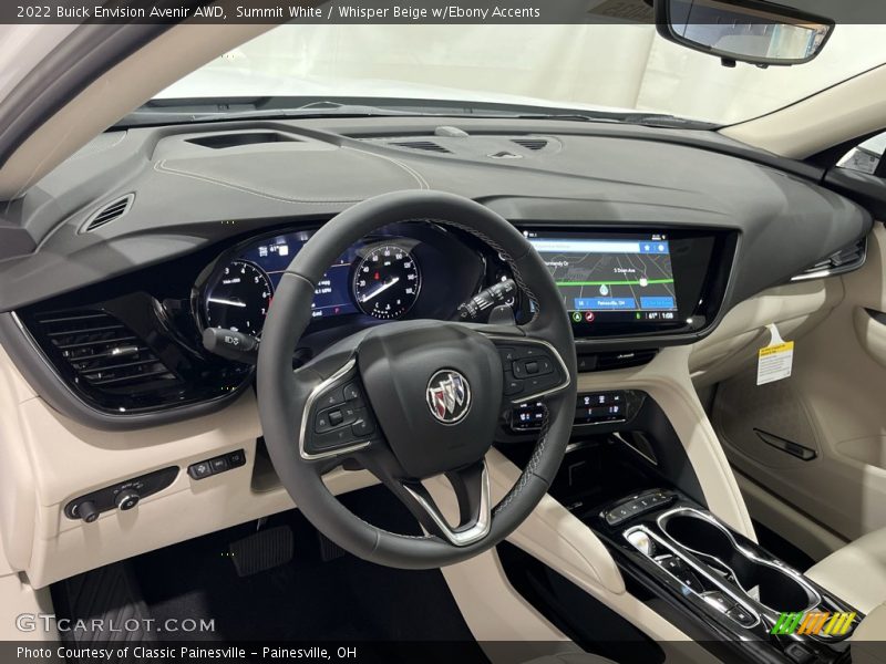 Summit White / Whisper Beige w/Ebony Accents 2022 Buick Envision Avenir AWD