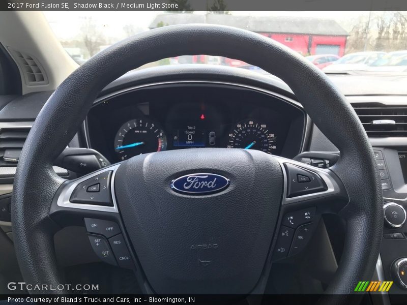 Shadow Black / Medium Light Stone 2017 Ford Fusion SE