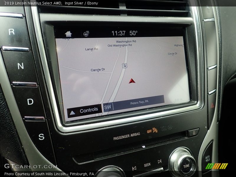 Ingot Silver / Ebony 2019 Lincoln Nautilus Select AWD