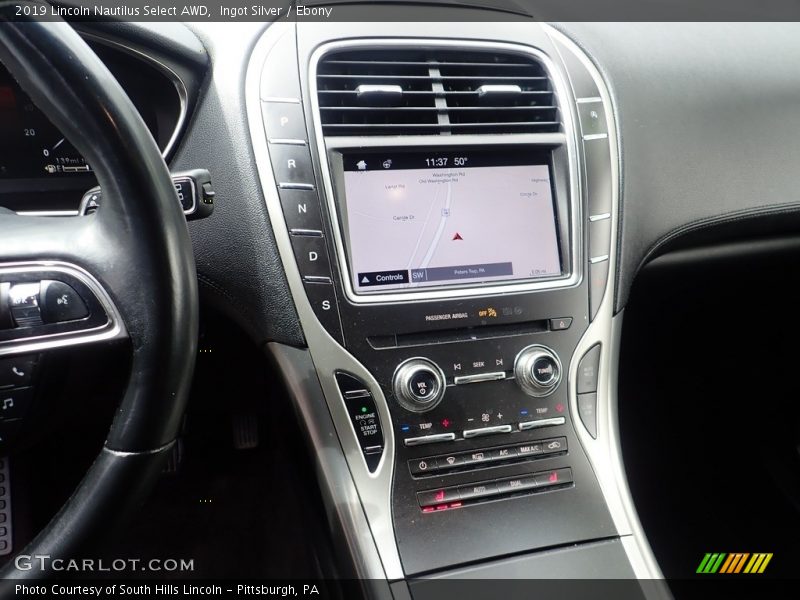 Ingot Silver / Ebony 2019 Lincoln Nautilus Select AWD