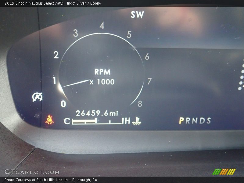 Ingot Silver / Ebony 2019 Lincoln Nautilus Select AWD