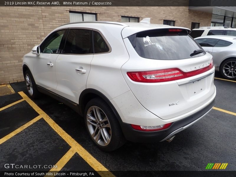 White Platinum / Cappuccino 2019 Lincoln MKC Reserve AWD