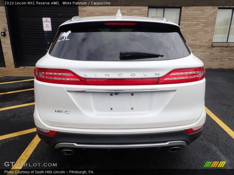 White Platinum / Cappuccino 2019 Lincoln MKC Reserve AWD