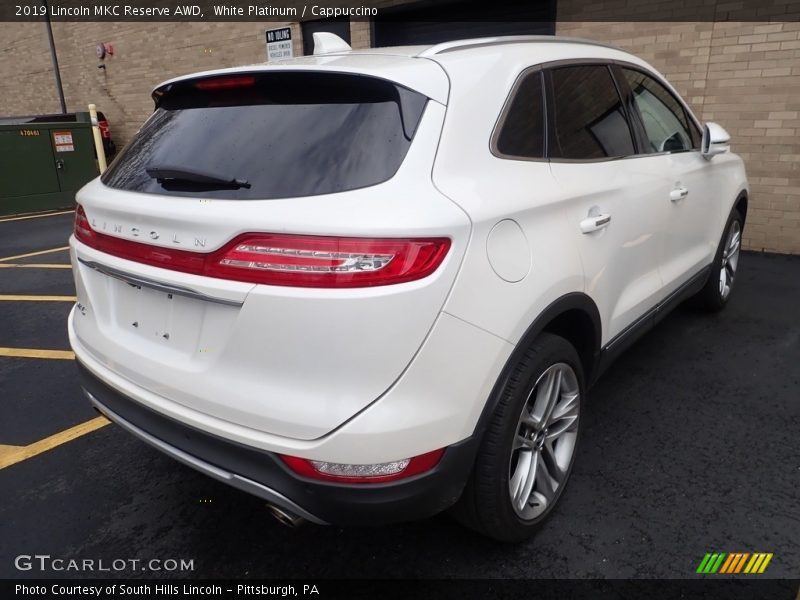 White Platinum / Cappuccino 2019 Lincoln MKC Reserve AWD
