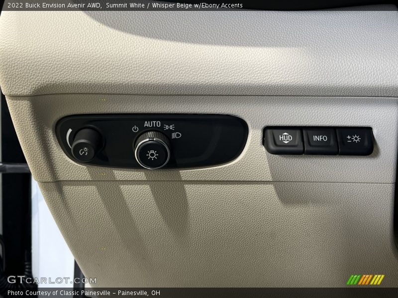 Summit White / Whisper Beige w/Ebony Accents 2022 Buick Envision Avenir AWD