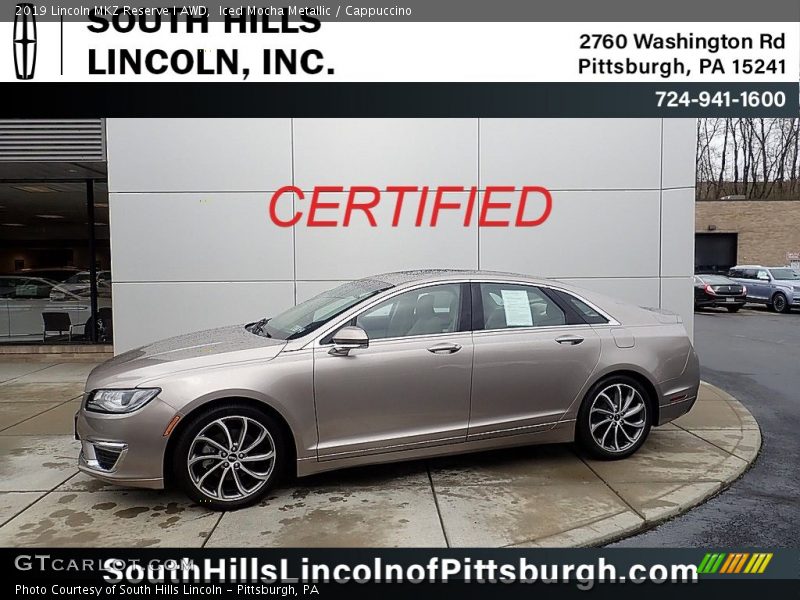 Iced Mocha Metallic / Cappuccino 2019 Lincoln MKZ Reserve I AWD