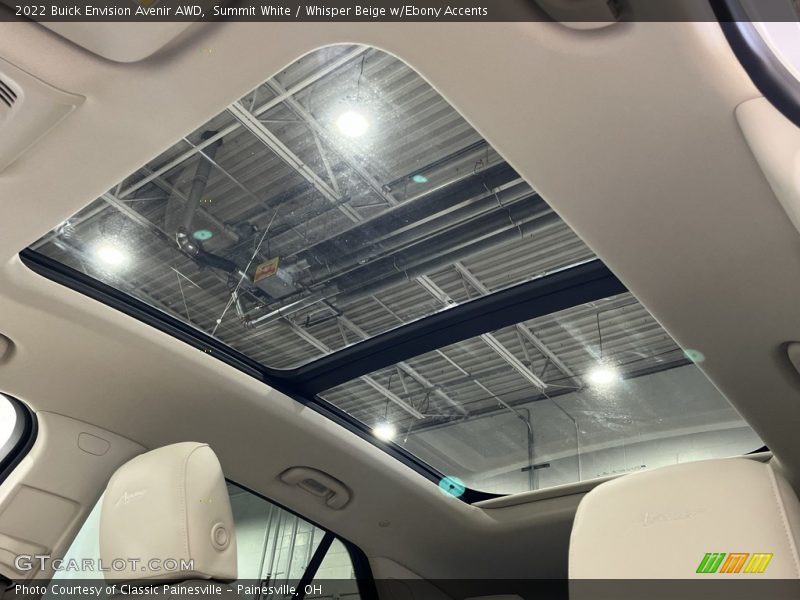 Summit White / Whisper Beige w/Ebony Accents 2022 Buick Envision Avenir AWD