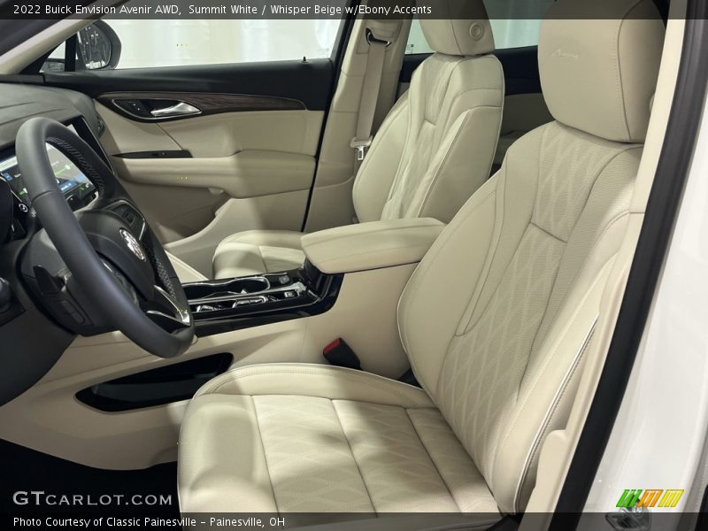 Summit White / Whisper Beige w/Ebony Accents 2022 Buick Envision Avenir AWD