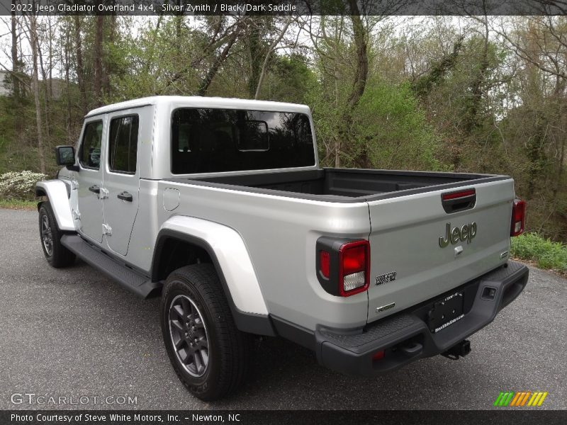 Silver Zynith / Black/Dark Saddle 2022 Jeep Gladiator Overland 4x4