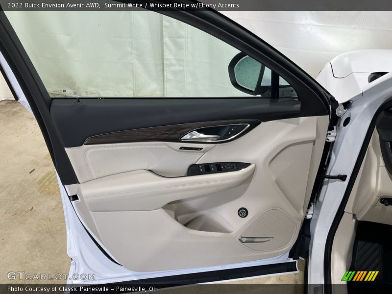 Summit White / Whisper Beige w/Ebony Accents 2022 Buick Envision Avenir AWD