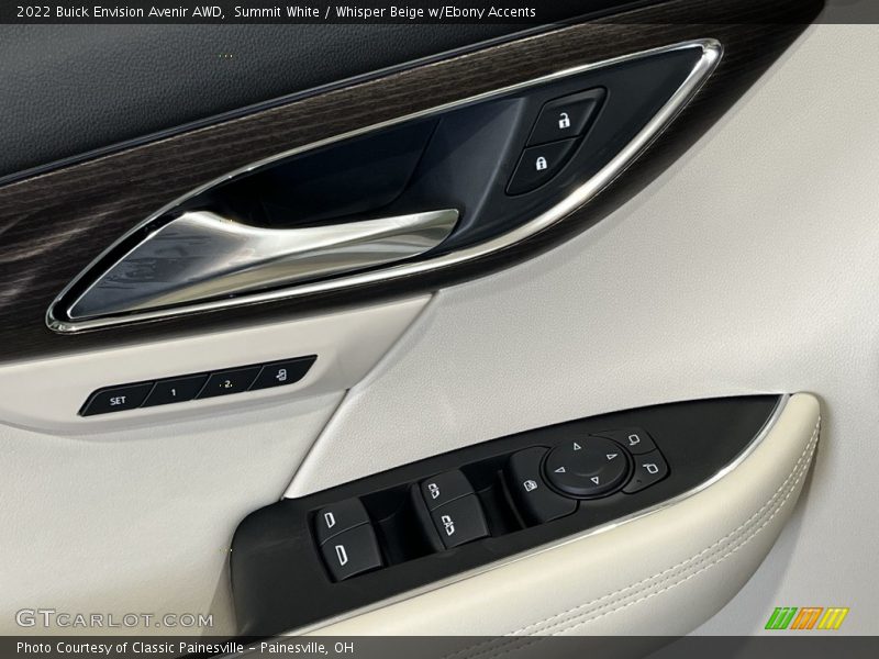 Summit White / Whisper Beige w/Ebony Accents 2022 Buick Envision Avenir AWD