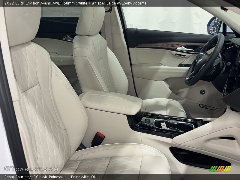 Summit White / Whisper Beige w/Ebony Accents 2022 Buick Envision Avenir AWD