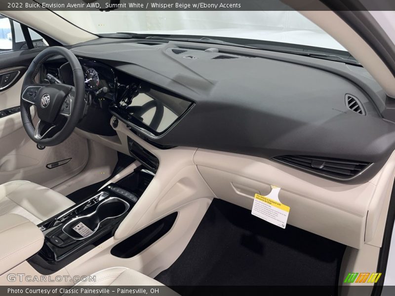 Summit White / Whisper Beige w/Ebony Accents 2022 Buick Envision Avenir AWD