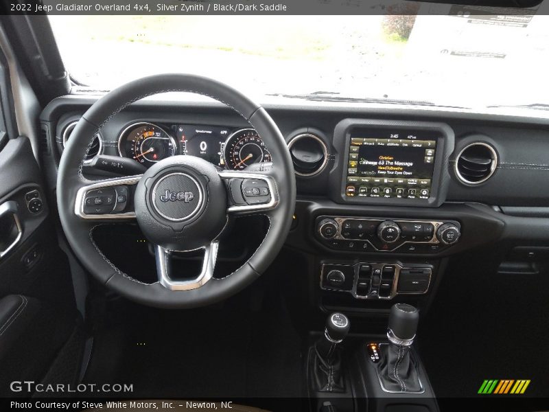 Dashboard of 2022 Gladiator Overland 4x4