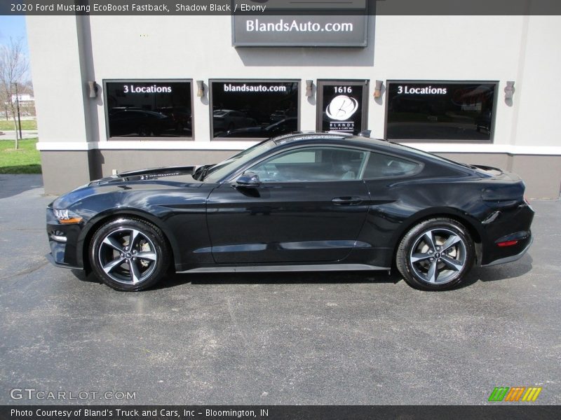 Shadow Black / Ebony 2020 Ford Mustang EcoBoost Fastback