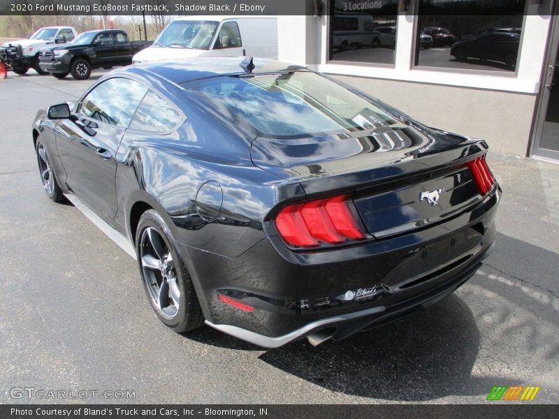 Shadow Black / Ebony 2020 Ford Mustang EcoBoost Fastback