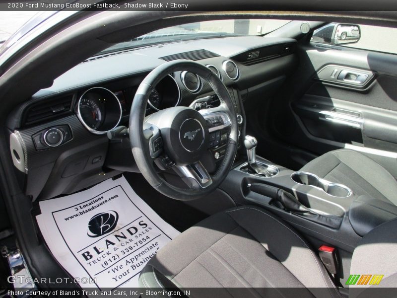 Shadow Black / Ebony 2020 Ford Mustang EcoBoost Fastback