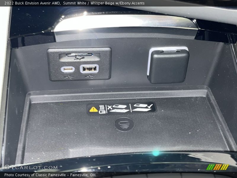 Summit White / Whisper Beige w/Ebony Accents 2022 Buick Envision Avenir AWD