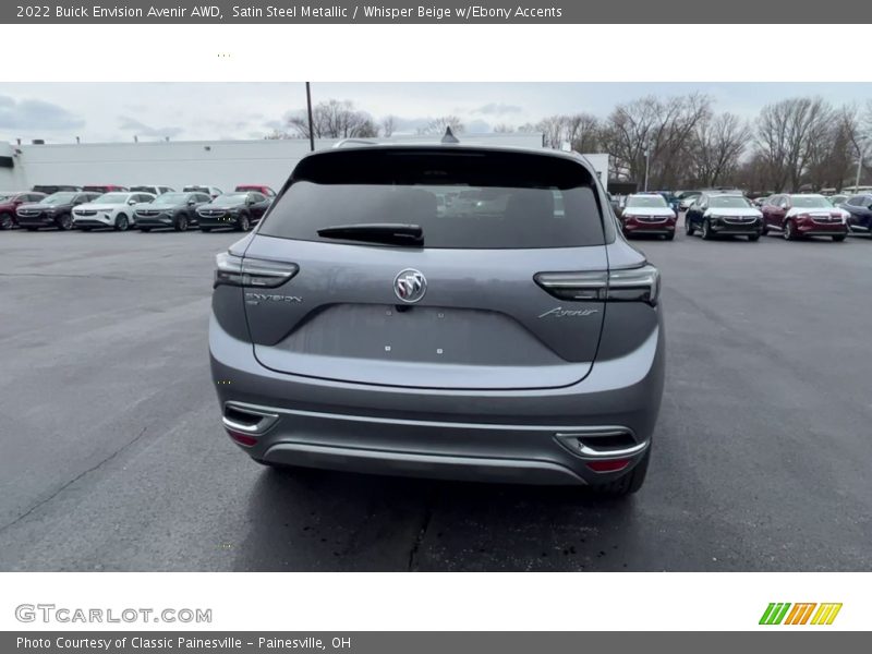 Satin Steel Metallic / Whisper Beige w/Ebony Accents 2022 Buick Envision Avenir AWD