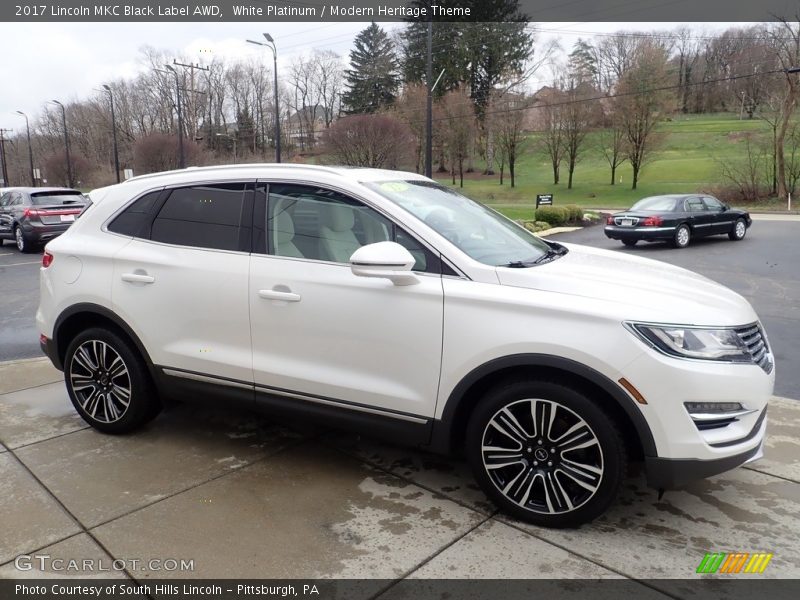  2017 MKC Black Label AWD White Platinum