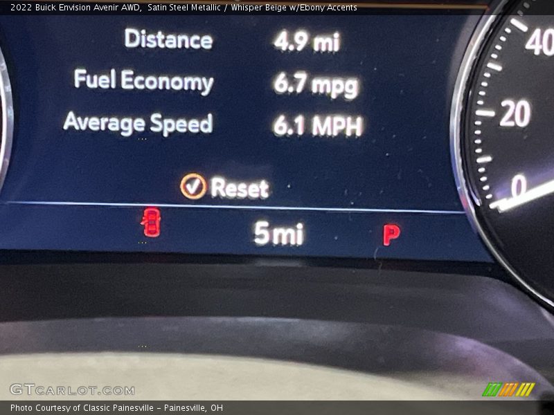 Satin Steel Metallic / Whisper Beige w/Ebony Accents 2022 Buick Envision Avenir AWD